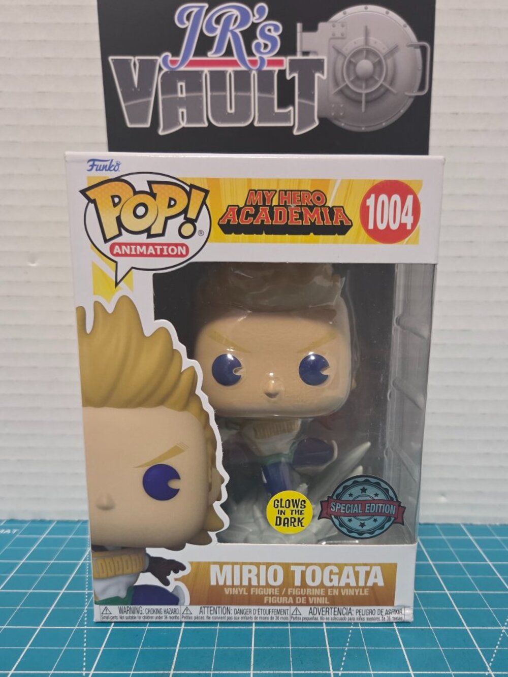 Funko POP Animation My Hero Academia Mirio Togata GITD 1004 Vinyl Figure
